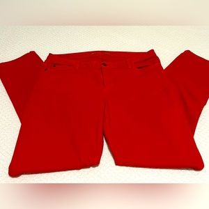 Michael Kors Red Jeans Size 10. Excellent condition